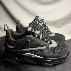 Dior Men's Black and Gray Sneakers